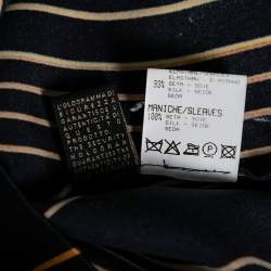 مملوكة مسبقًا فستان برقبة حمالات ميني ربوبيرتو كافاللي جيرسيه حرير مطبوع أسود مقاس وسط - ميديوم