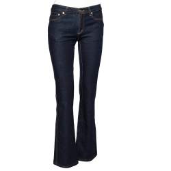 Pre Owned بنطلون جينز روبيرتو كافاللي دنيم أزرق داكن مقاس صغير - سمول