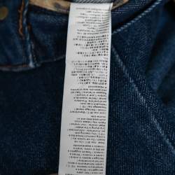 Pre Owned Roberto Cavalli Blue Denim Straight Fit Jeans M