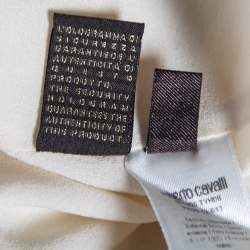 Pre Owned Roberto Cavalli Multicolored Animal Printed Silk Skirt M