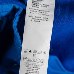Pre Owned Roberto Cavalli Blue Denim Embroidered Back Pocket Jeans M