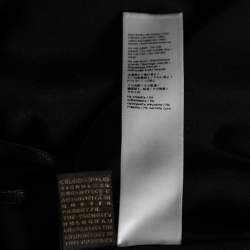 Pre Owned توب روبرتو كافالي حرير مزخرف ريش وبيلت لونين مقاس متوسط (ميديوم)