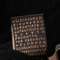 Pre Owned Roberto Cavalli Black Wool Embellished Short Sleeve Sweater M