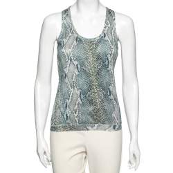 Hermes Multicolor Paisley Printed Knit & Cashmere Oversized Sleeveless Top  S Hermes | The Luxury Closet