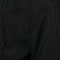 Pre Owned Roberto Cavalli Black Wool Tailored Trousers M 