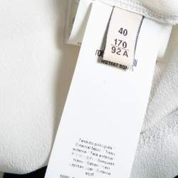 Pre Owned توب روبرتو كافاللي مطبوع أبيض مقاس صغير ( سمول )