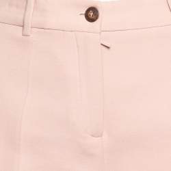 Pre Owned Roberto Cavalli Light Pink Cotton Tailored Pants M 