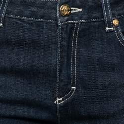 Pre Owned Roberto Cavalli Blue Denim Flared Jeans M