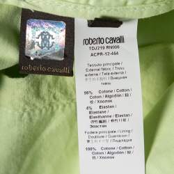 مملوكة مسبقًا Roberto Cavalli Green Cotton Pants M