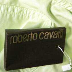 مملوكة مسبقًا Roberto Cavalli Green Cotton Pants M