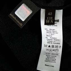 مملوكة مسبقًا Roberto Cavalli Black Knit Halter Neck Top M