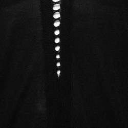 مملوكة مسبقًا Roberto Cavalli Black Knit Halter Neck Top M