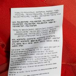 مملوكة مسبقًا Cavalli Class Orange Crepe Ruffle Tiered Maxi Dress S