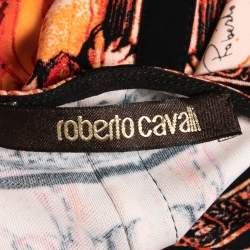 مملوكة مسبقًا Roberto Cavalli Multicolor Jersey Long Sleeve Top M