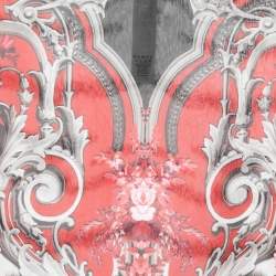 مملوكة مسبقًا Roberto Cavalli Multicolor Printed Silk Chiffon Kaftaan Top L