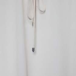 Pre Owned Roberto Cavalli Pink Chiffon Pleated Trim Detail Top S