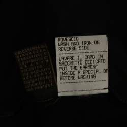 Pre Owned Roberto Cavalli Black Jersey Ruched Midi Dress S