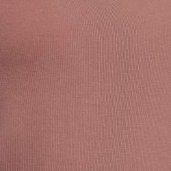 مملوكة مسبقًا Roberto Cavalli Dusty Pink Embellished Neck Tank Top M