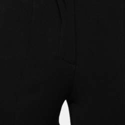 Pre Owned Roberto Cavalli Black Crepe Skinny Trousers S