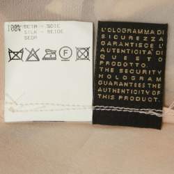 Pre Owned Roberto Cavalli Multicolor Floral Printed Silk Halterneck Wrap Maxi Dress M