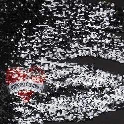 Pre Owned Roberto Cavalli Black Knit Sequined One-Shoulder Mini Dress S