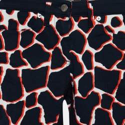 Pre Owned Roberto Cavalli Black Denim Printed Detail Skinny Jeans S