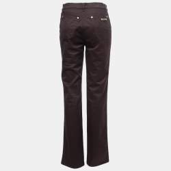 Pre Owned Roberto Cavalli Brown Denim Bootcut Jeans M Waist 29"