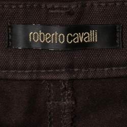 Pre Owned Roberto Cavalli Brown Denim Bootcut Jeans M Waist 29"