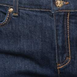 Pre Owned Roberto Cavalli Dark Blue Denim Bootcut Jeans M Waist 30"