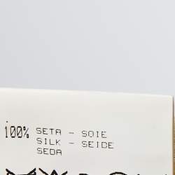 Pre Owned Roberto Cavalli Beige Sequin-Embellished Silk Halter Neck Dress S