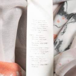 Pre Owned Roberto Cavalli Multicolor Floral Printed Jersey Long Dress S