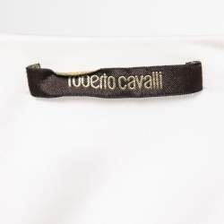 Pre Owned Roberto Cavalli Multicolor Floral Printed Jersey Long Dress S