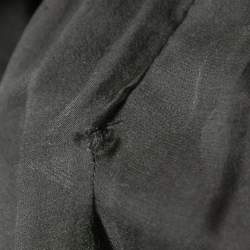 Pre Owned Roberto Cavalli Black Silk Chiffon Harness Maxi Dress S