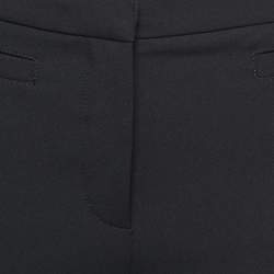 مملوكة مسبقًا Roberto Cavalli Black Stretch Gabardine Slim Fit Trousers M