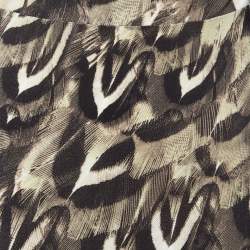 Pre Owned Roberto Cavalli Multicolor Printed Jersey Elastic Waist Maxi Skirt L