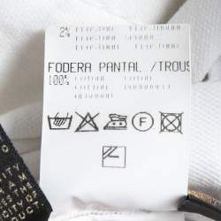 Pre Owned Roberto Cavalli White Denim Flared Jeans L Waist 30"