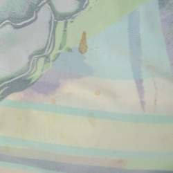 Pre Owned Roberto Cavalli Multicolor Abstract Printed Jersey Bodycon Mini Dress S