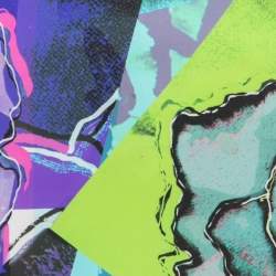 Pre Owned Roberto Cavalli Multicolor Abstract Printed Jersey Bodycon Mini Dress S