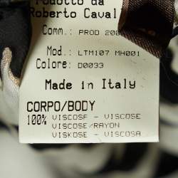 مملوكة مسبقًا Roberto Cavalli Black knit & Silk lined Shrug L