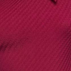 Pre Owned Roberto Cavalli Pink Knit One Shoulder Top M