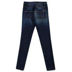 Roberto Cavalli Indigo Faded Effect Denim Jeans S