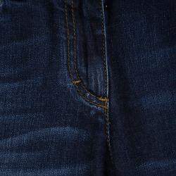 Roberto Cavalli Indigo Faded Effect Denim Jeans S