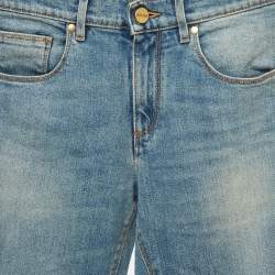 Roberto Cavalli Blue Washed Denim Skinny Jeans S Waist 26"