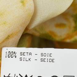 Pre Owned Roberto Cavalli Multicolor Print Silk Gustav Klimt Blouse M