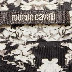 Pre Owned تنورة روبيرتو كافالي ماكسي فلورال متعددة الألوان قماش جيرسي مقاس صغير