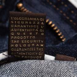 Pre Owned Roberto Cavalli Blue Faded Denim Jeans L Waist 34"