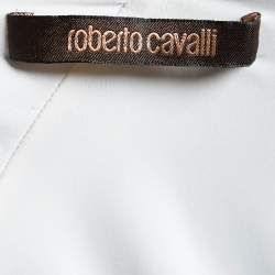 Pre Owned Roberto Cavalli Multicolor Printed Jersey Mid Dress M