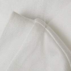 Pre Owned Roberto Cavalli White Crystal Embellished Jersey T-Shirt M