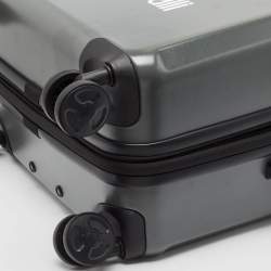 Roberto Cavalli Grey Polycarbonate Lightweight Spinner Suitcase Set of 3