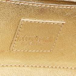 Pre Owned Roberto Cavalli Black Suede Studded Long Chain Clutch